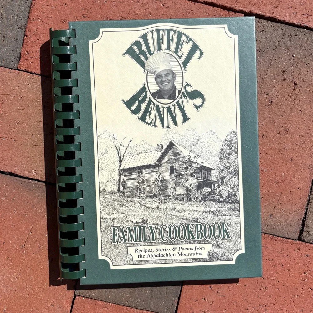 1993 Appalachian Mountains Signed Buffet Benny's Family Cookbook Biscuits Grub